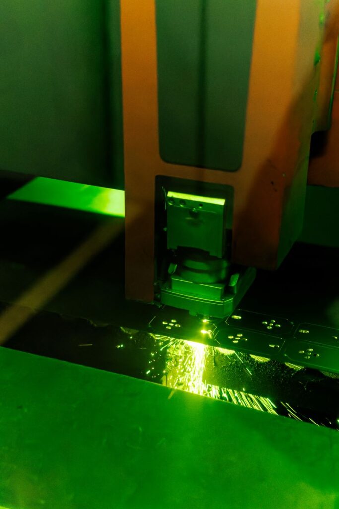 corte a laser em aço galvanizado