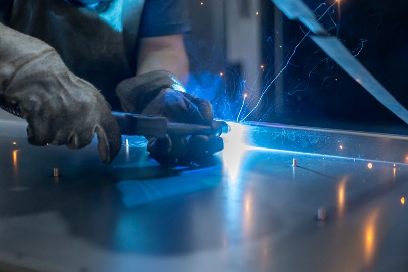 desperdício em solda